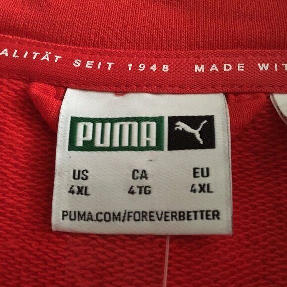 Puma T7 Track 1968 Iconic T7 Track Jacket Cotton, Men's XXL, Red, Mock Neck, NEW - Picture 7 of 7